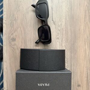 Prada Glossy Black Eyewear